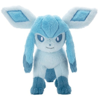 authentic Pokemon plush Glaceon KutaKutaTatta 36cm long Takara tomy (Medium size)